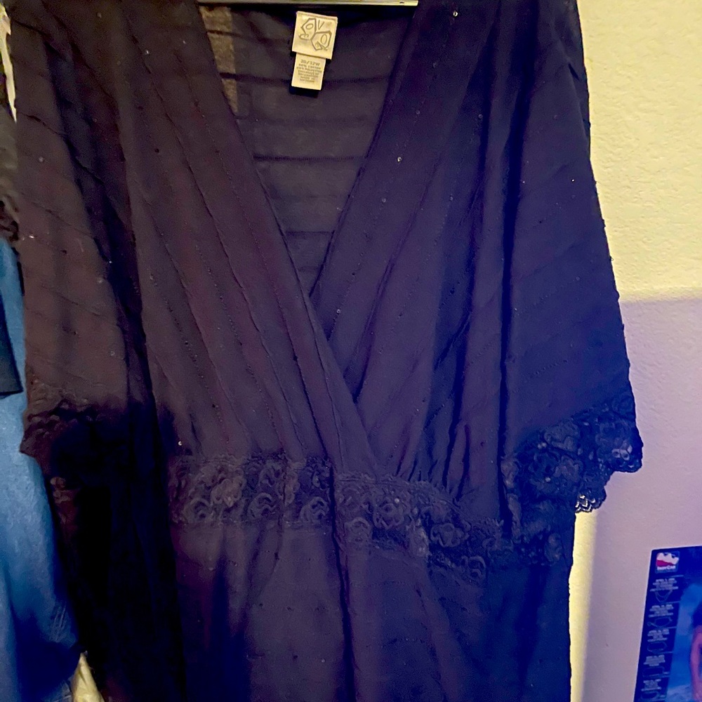 Top with lace